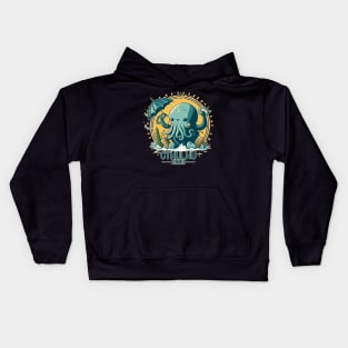 Cthulhu Summer - Summer Madness with Cthulhu Kids Hoodie